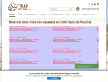 Tablet Screenshot of locationspouilles.fr